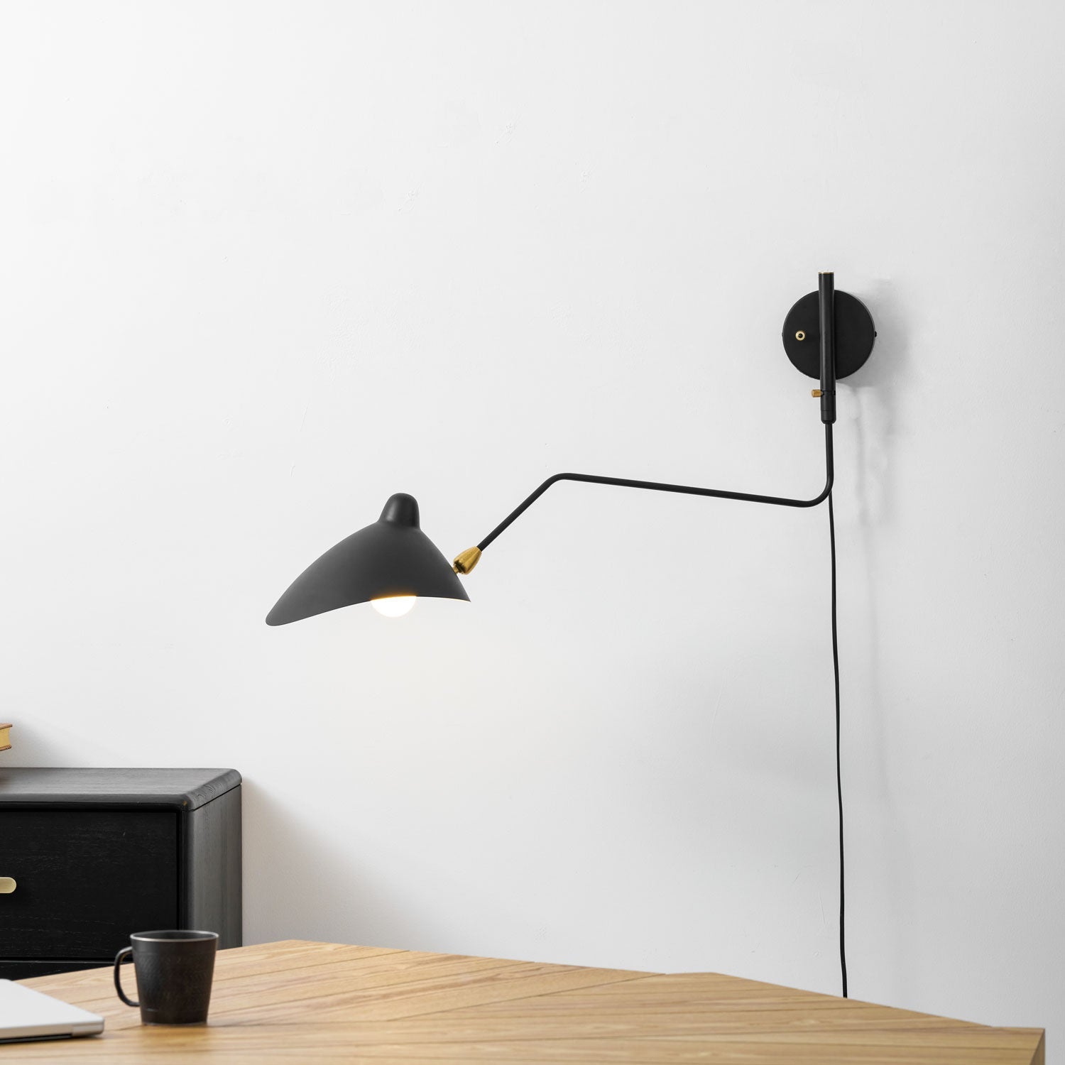 Adjustable Arm Wall Light