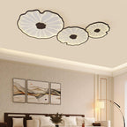 Acrylic Lotus Leaf Ceiling Light Lighting Lobby