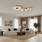 Acrylic Lotus Leaf Ceiling Light Lighting Lobby