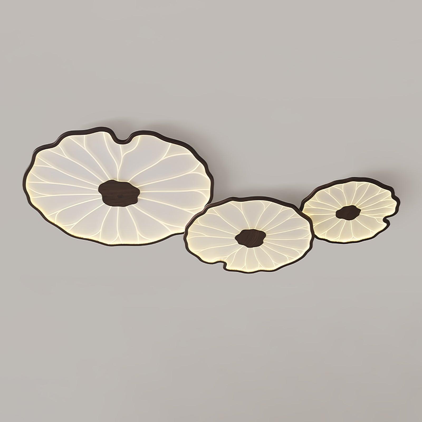 Acrylic Lotus Leaf Ceiling Light Lighting Lobby