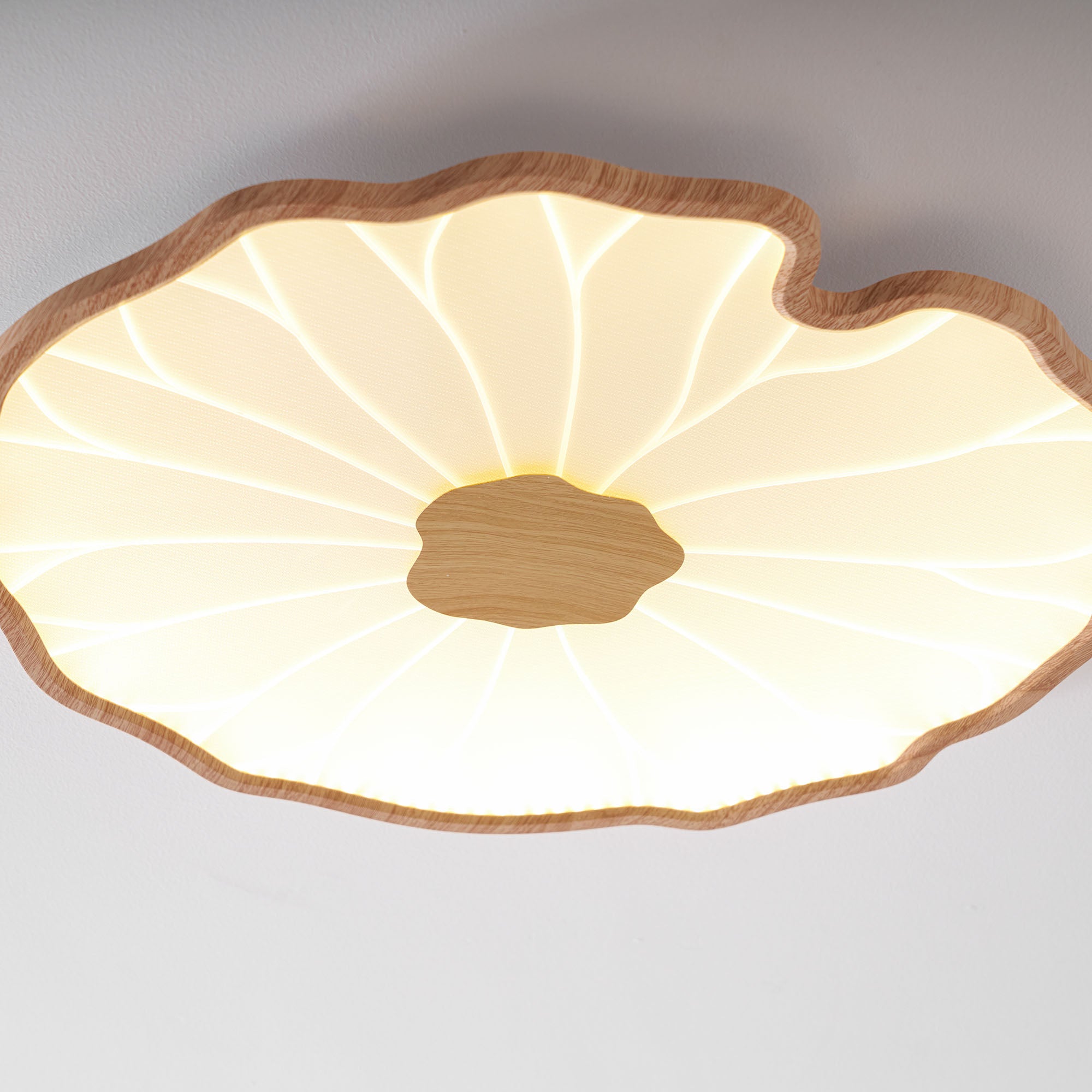 Acrylic Lotus Leaf Ceiling Light Lighting Lobby