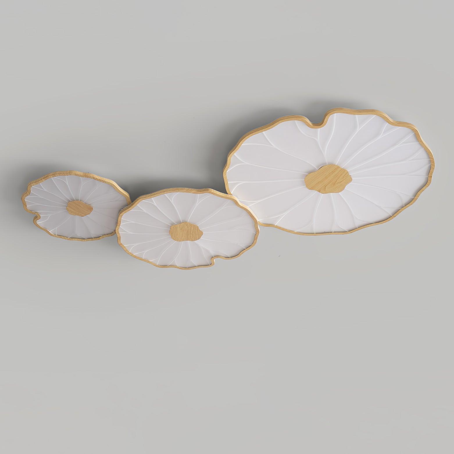 Acrylic Lotus Leaf Ceiling Light Lighting Lobby