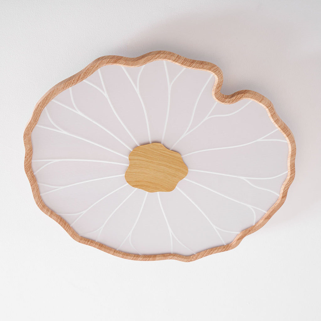 Acrylic Lotus Leaf Ceiling Light Lighting Lobby