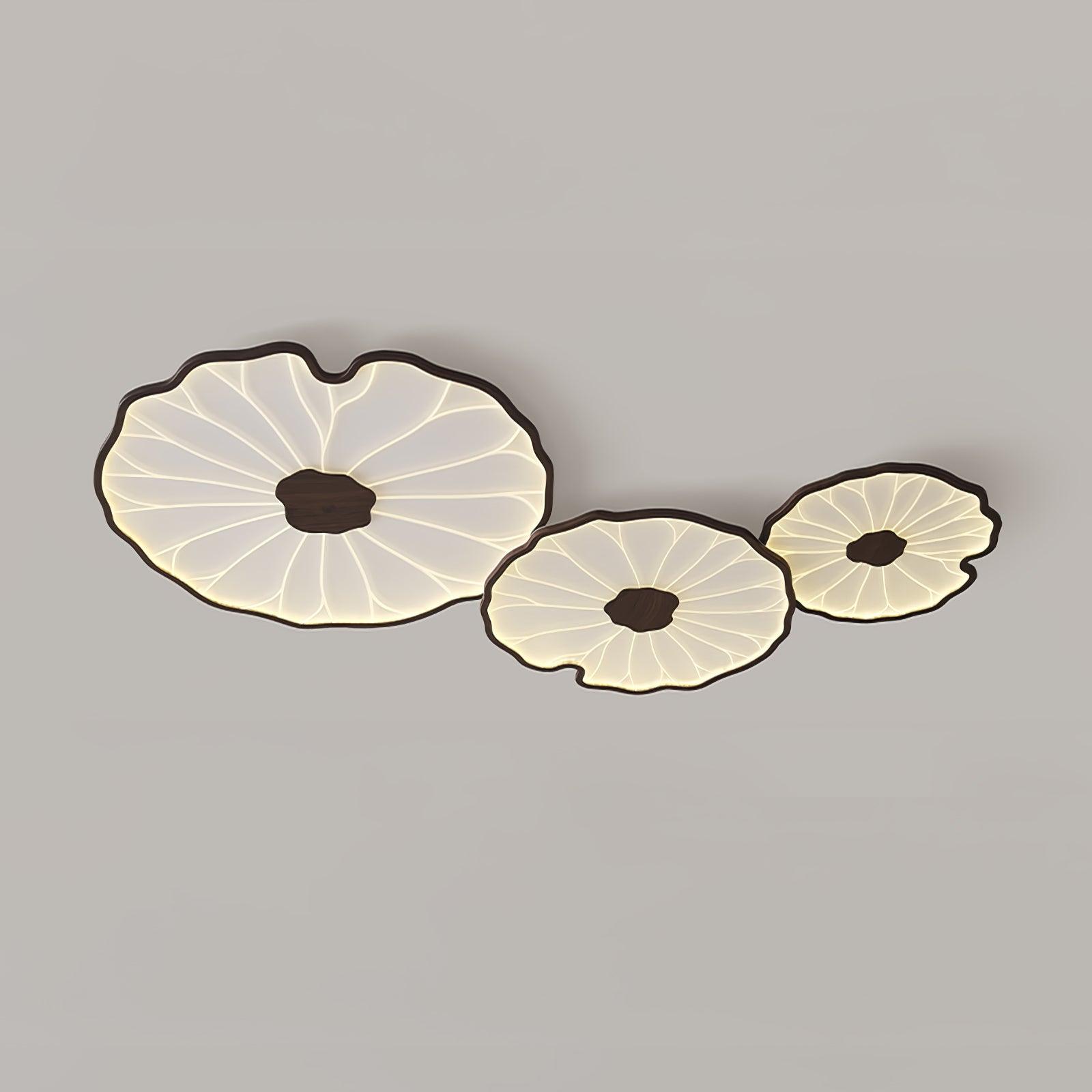 Acrylic Lotus Leaf Ceiling Light Lighting Lobby