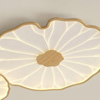 Acrylic Lotus Leaf Ceiling Light Lighting Lobby