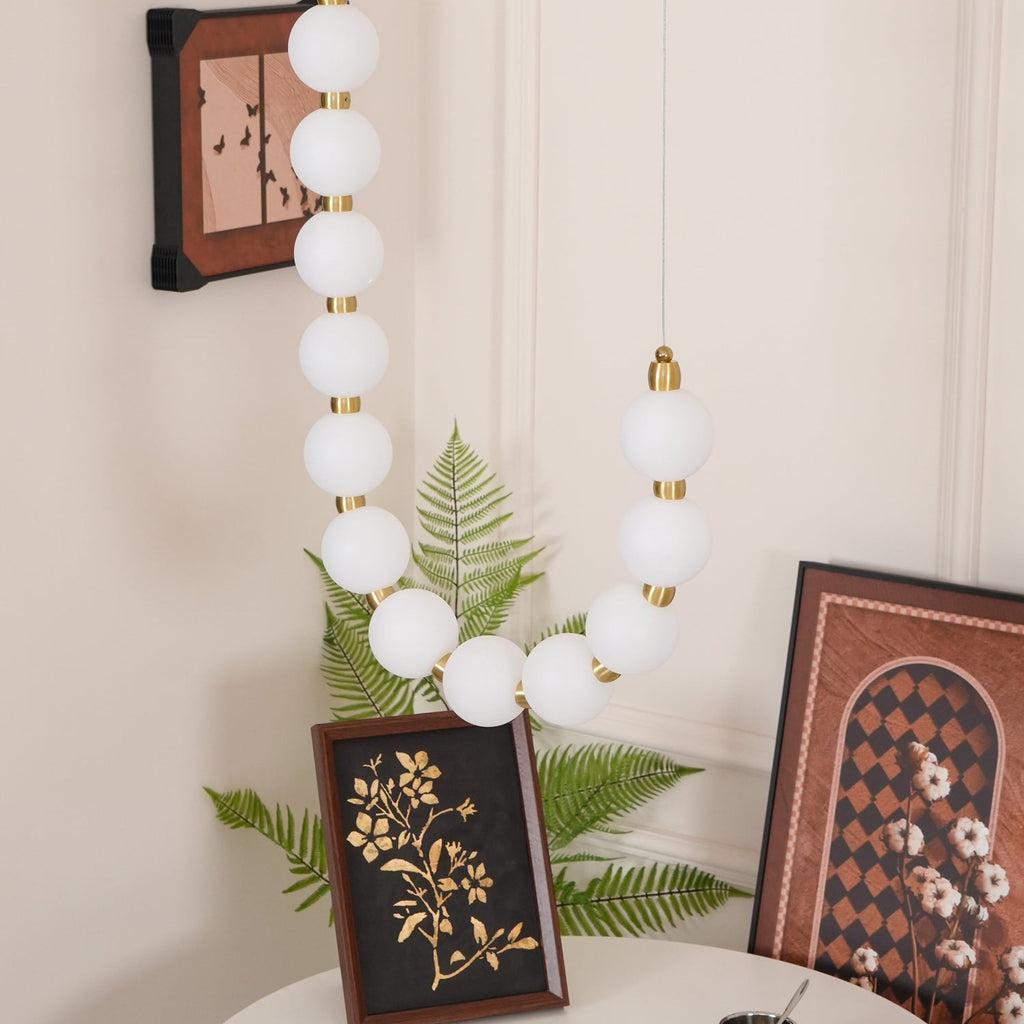 Acrylic Pearl Ceiling Pendant Light Lighting Lobby