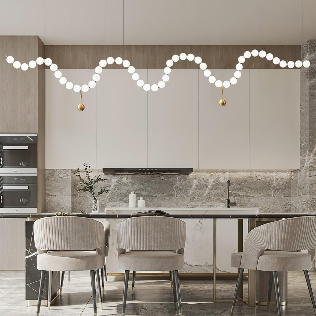 Acrylic Pearl Ceiling Pendant Light Lighting Lobby