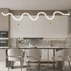 Acrylic Pearl Ceiling Pendant Light Lighting Lobby
