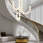 Acrylic Pearl Ceiling Pendant Light Lighting Lobby