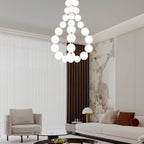 Acrylic Pearl Ceiling Pendant Light Lighting Lobby