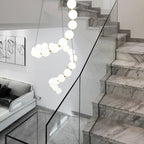 Acrylic Pearl Ceiling Pendant Light Lighting Lobby