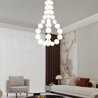 Acrylic Pearl Ceiling Pendant Light Lighting Lobby