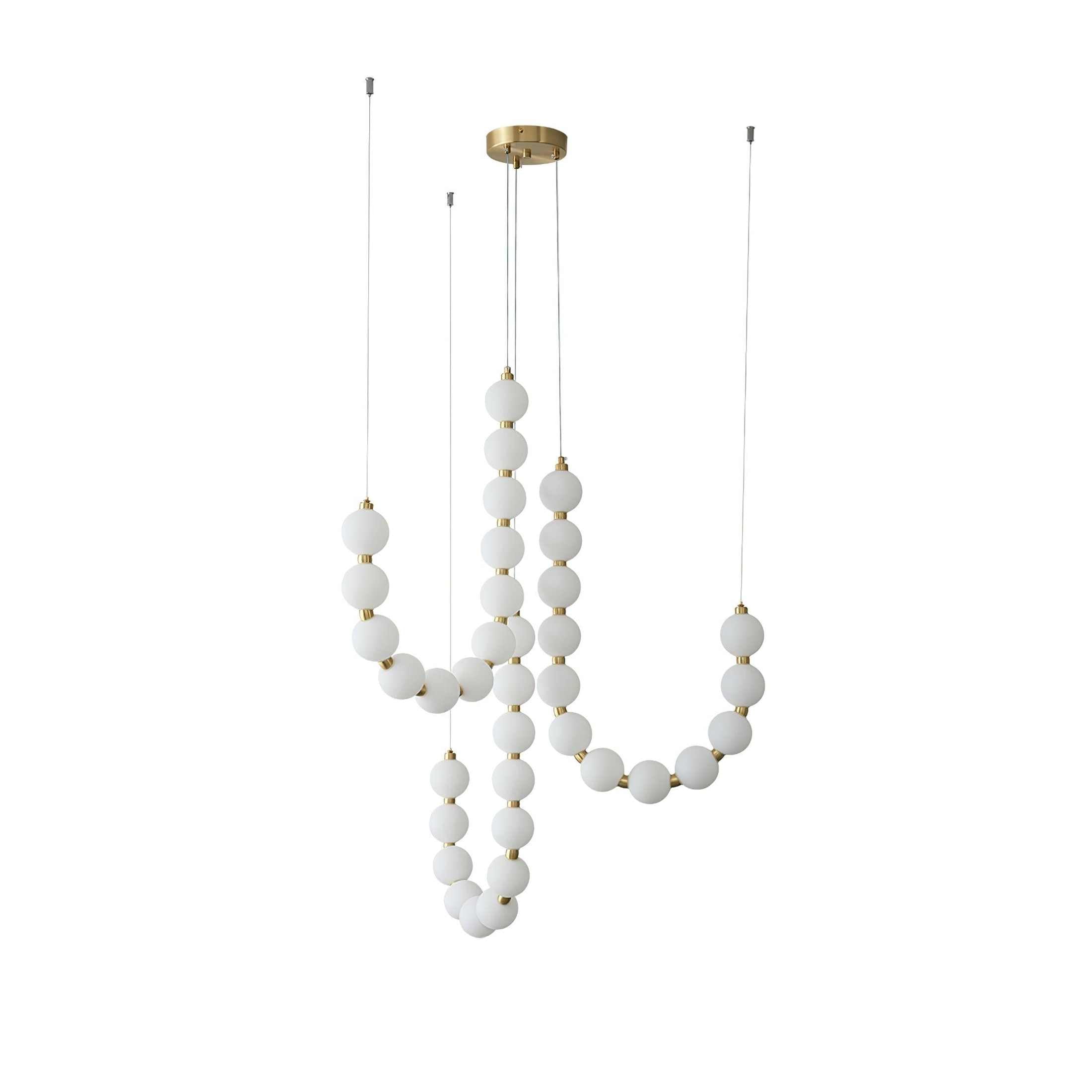 Acrylic Pearl Ceiling Pendant Light Lighting Lobby