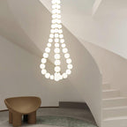 Acrylic Pearl Ceiling Pendant Light Lighting Lobby