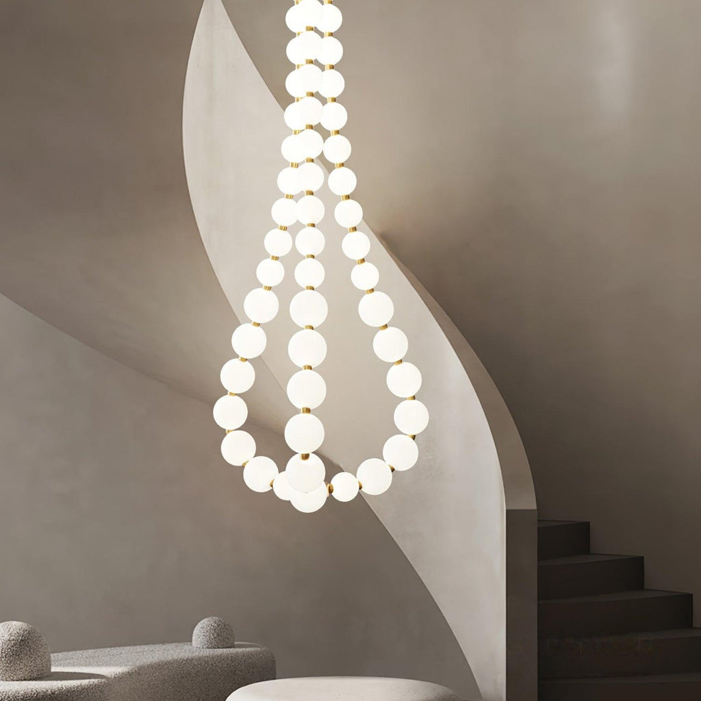 Acrylic Pearl Ceiling Pendant Light Lighting Lobby