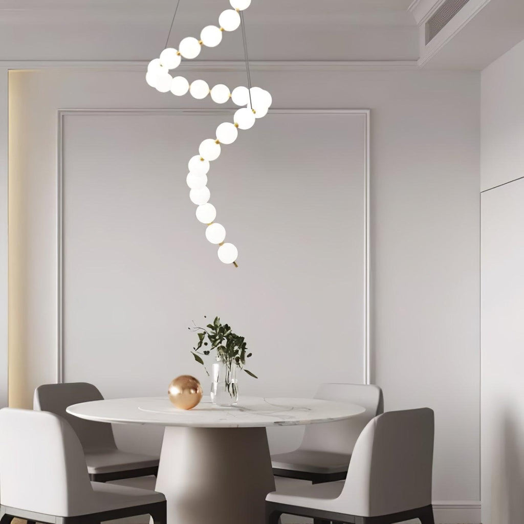 Acrylic Pearl Ceiling Pendant Light Lighting Lobby
