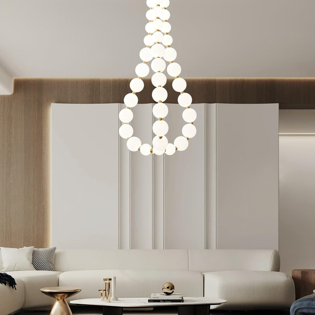 Acrylic Pearl Ceiling Pendant Light Lighting Lobby