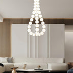 Acrylic Pearl Ceiling Pendant Light Lighting Lobby