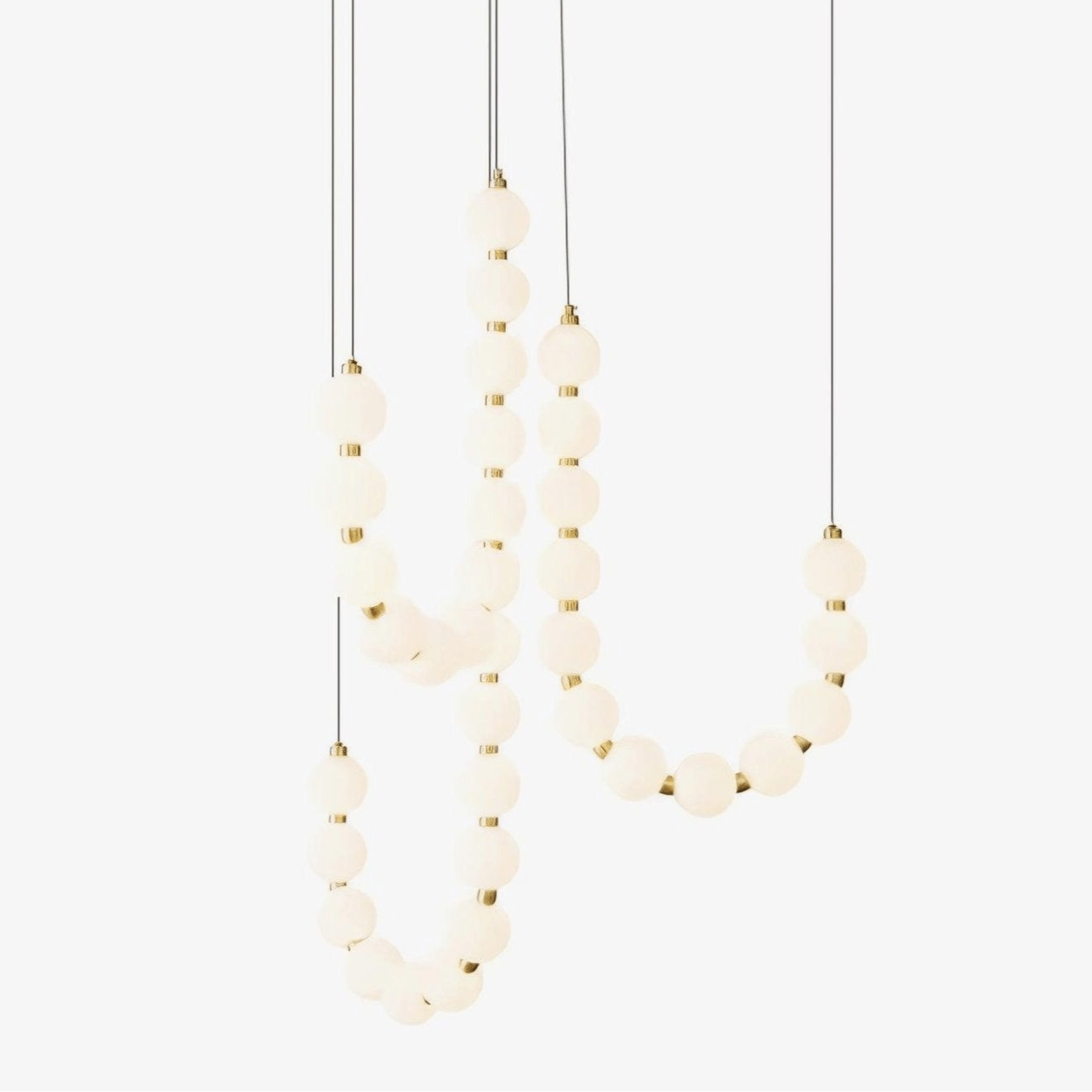 Acrylic Pearl Ceiling Pendant Light Lighting Lobby