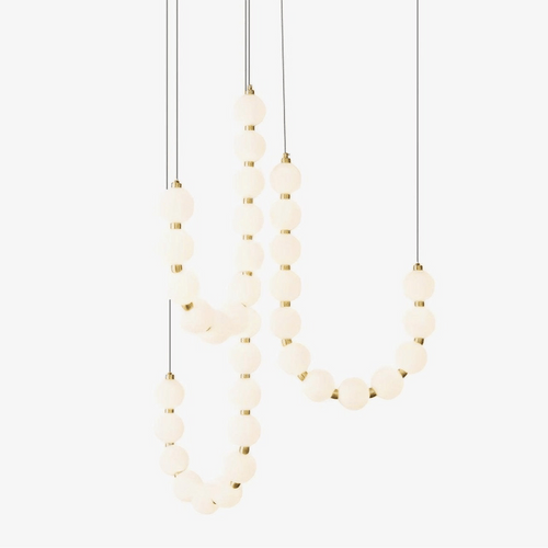 Acrylic Pearl Ceiling Pendant Light Lighting Lobby