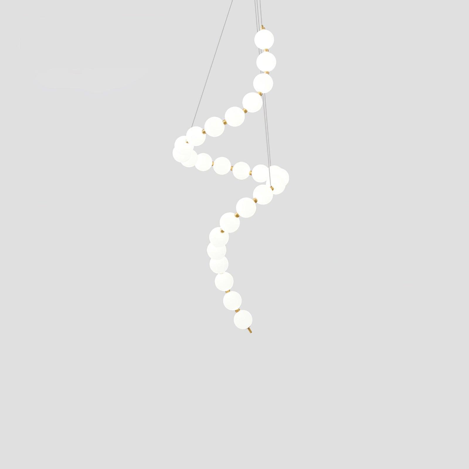 Acrylic Pearl Ceiling Pendant Light Lighting Lobby