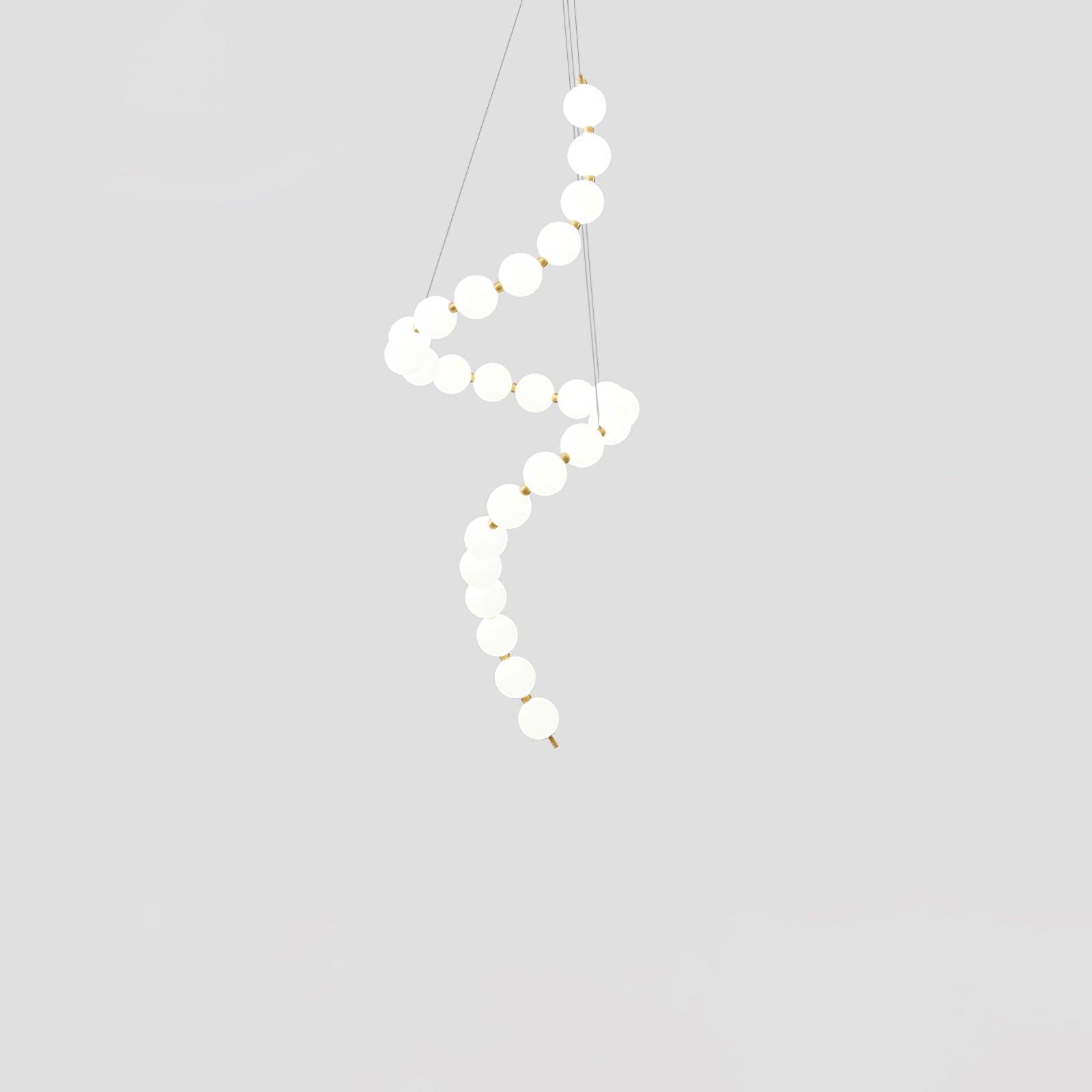 Acrylic Pearl Ceiling Pendant Light Lighting Lobby