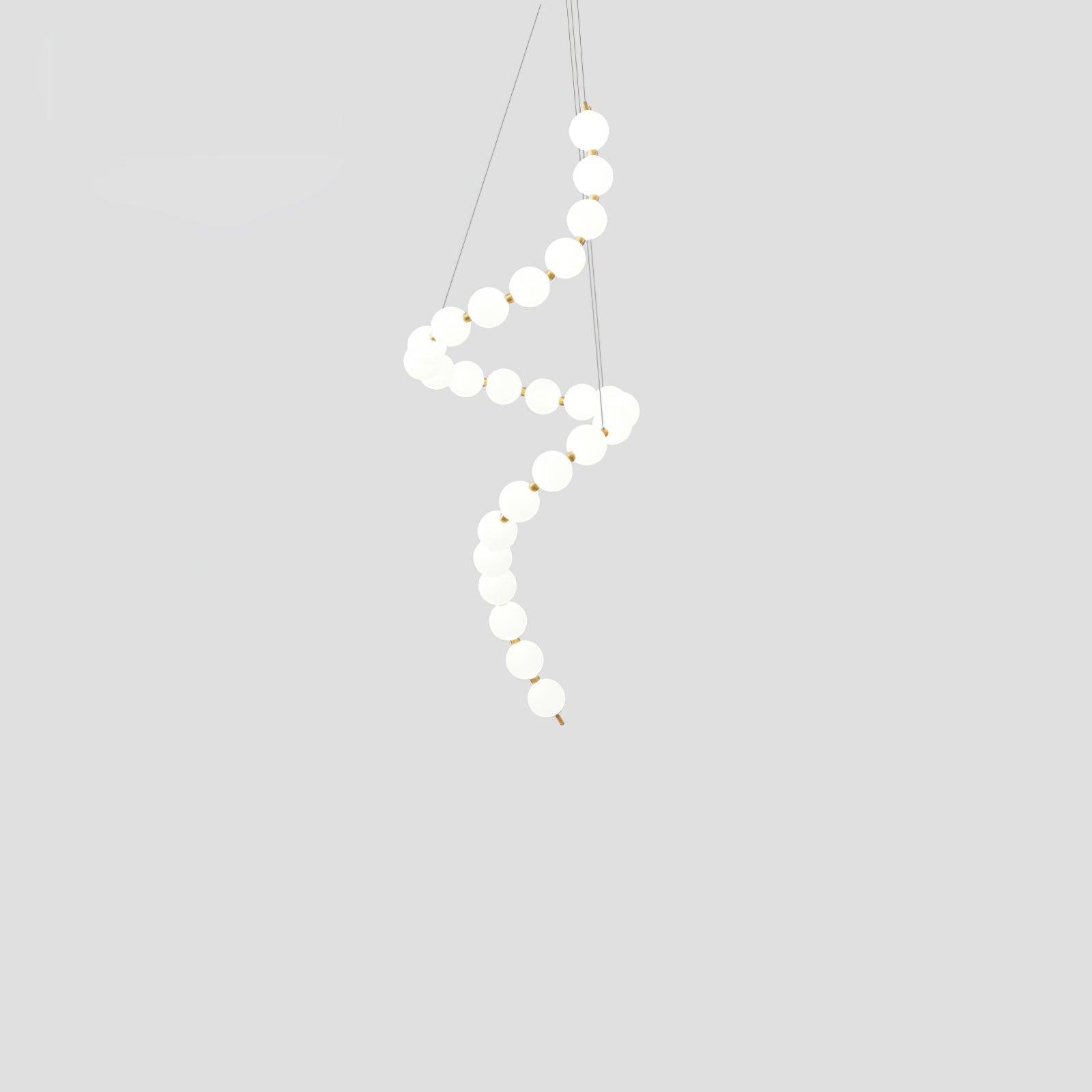 Acrylic Pearl Ceiling Pendant Light Lighting Lobby