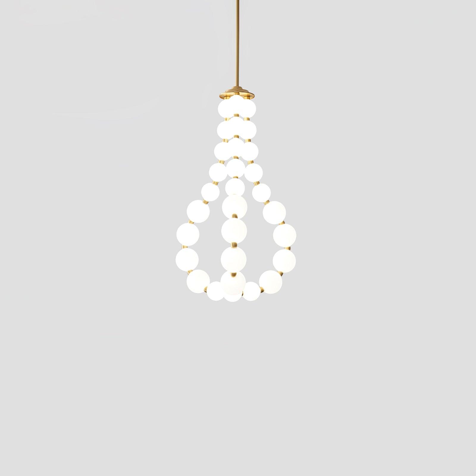 Acrylic Pearl Ceiling Pendant Light Lighting Lobby