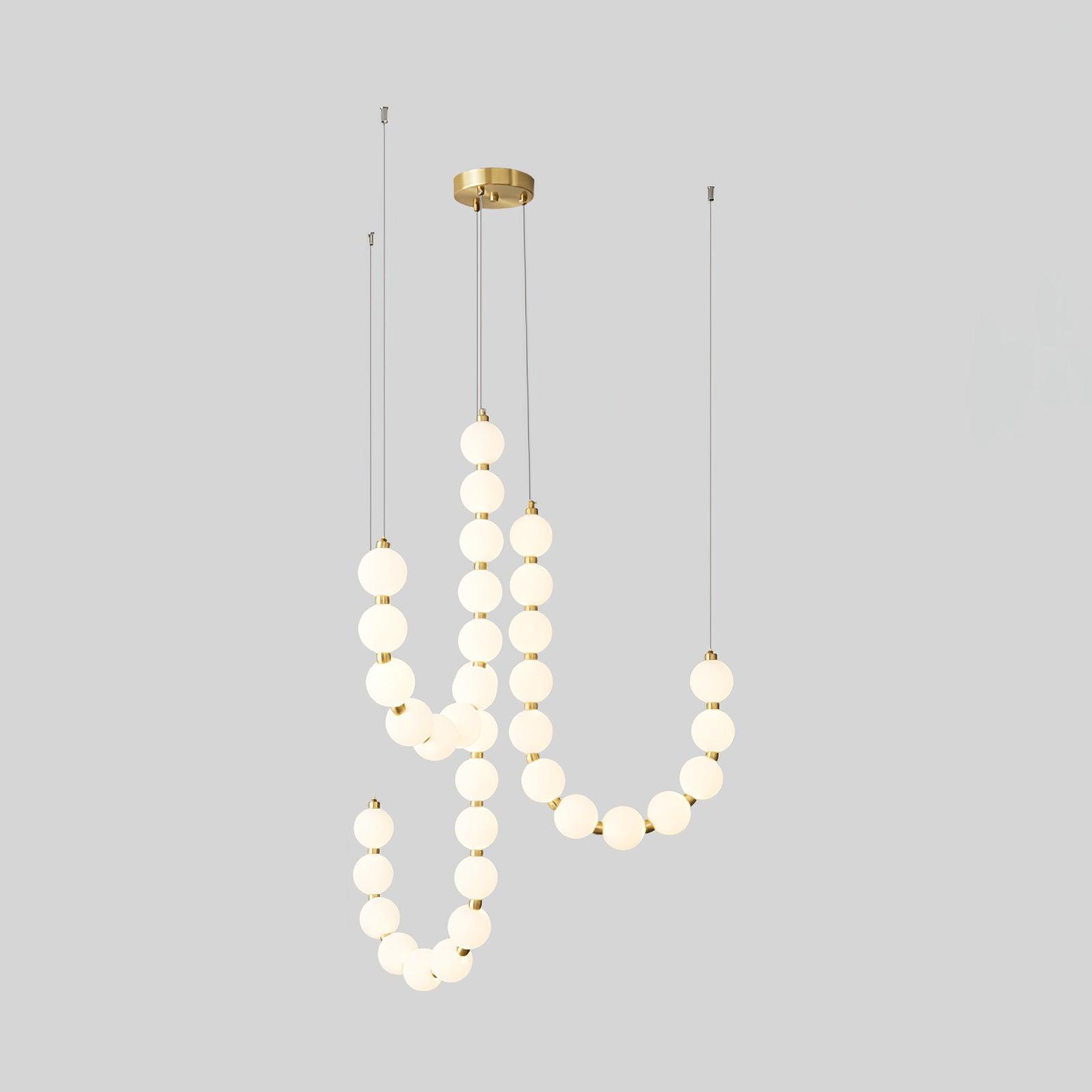 Acrylic Pearl Ceiling Pendant Light Lighting Lobby