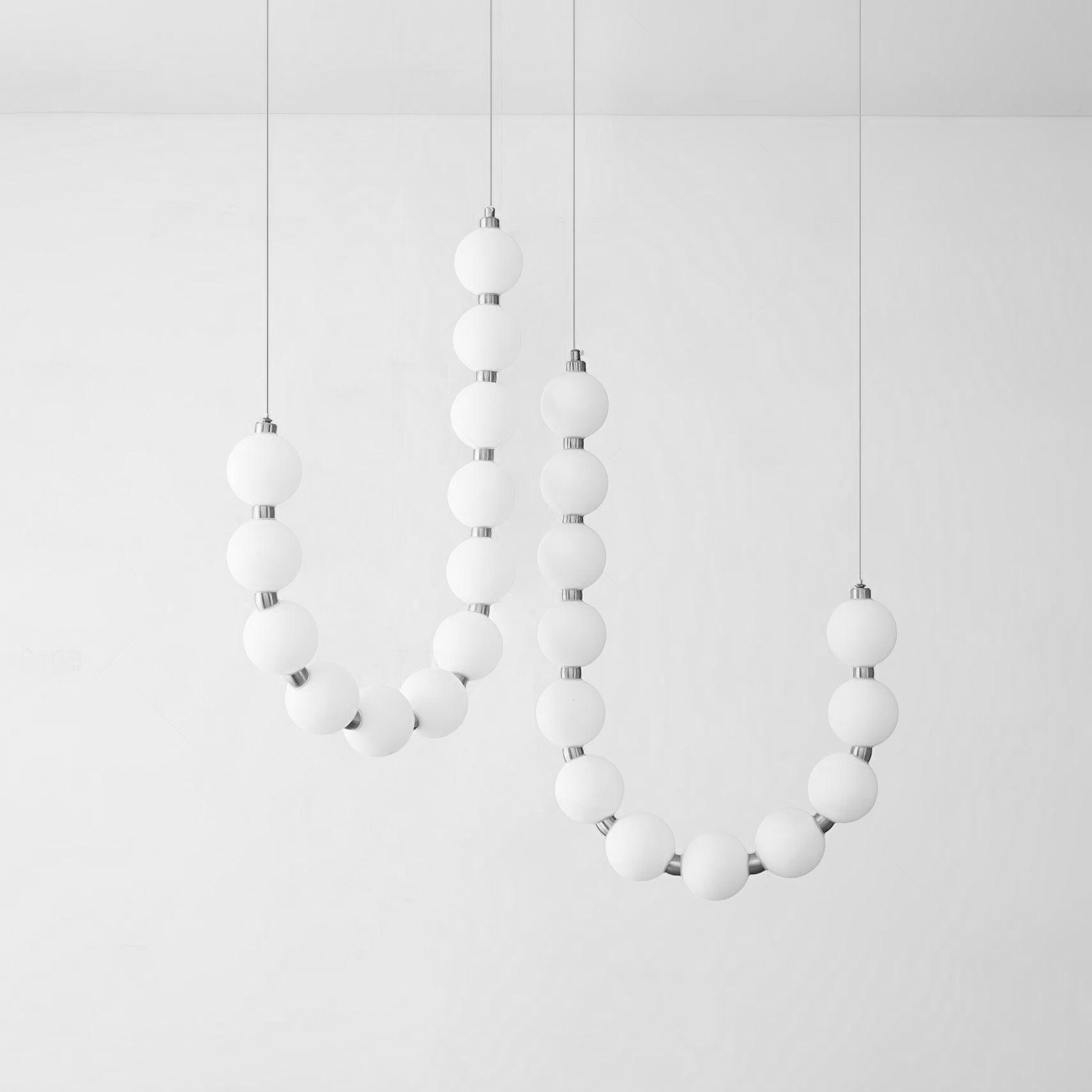 Acrylic Pearl Ceiling Pendant Light Lighting Lobby