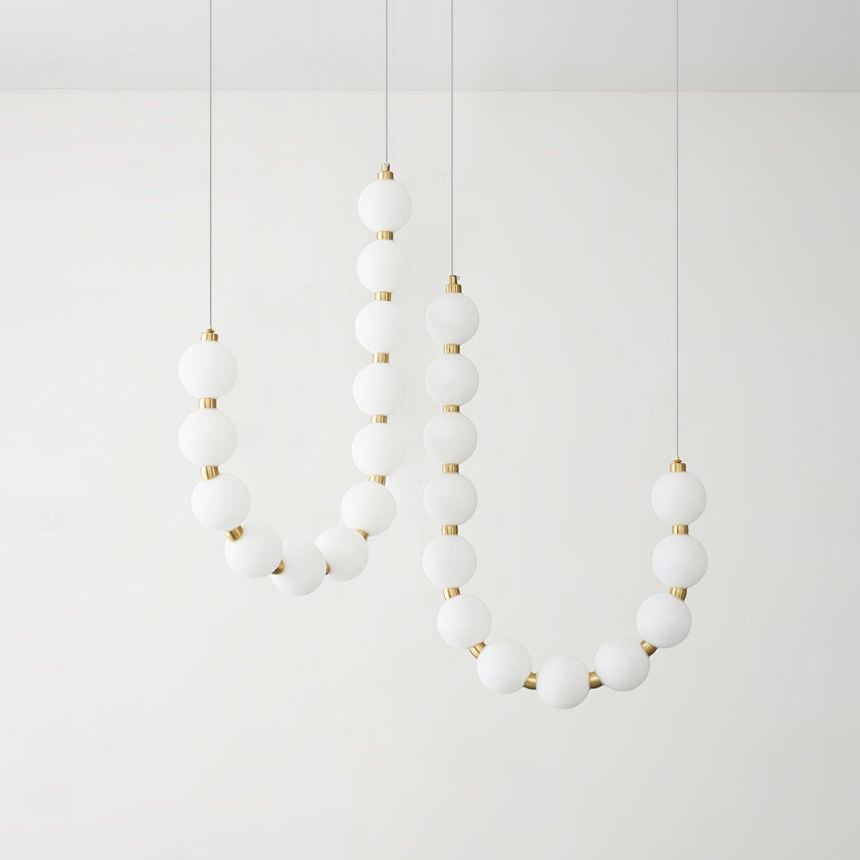 Acrylic Pearl Ceiling Pendant Light Lighting Lobby
