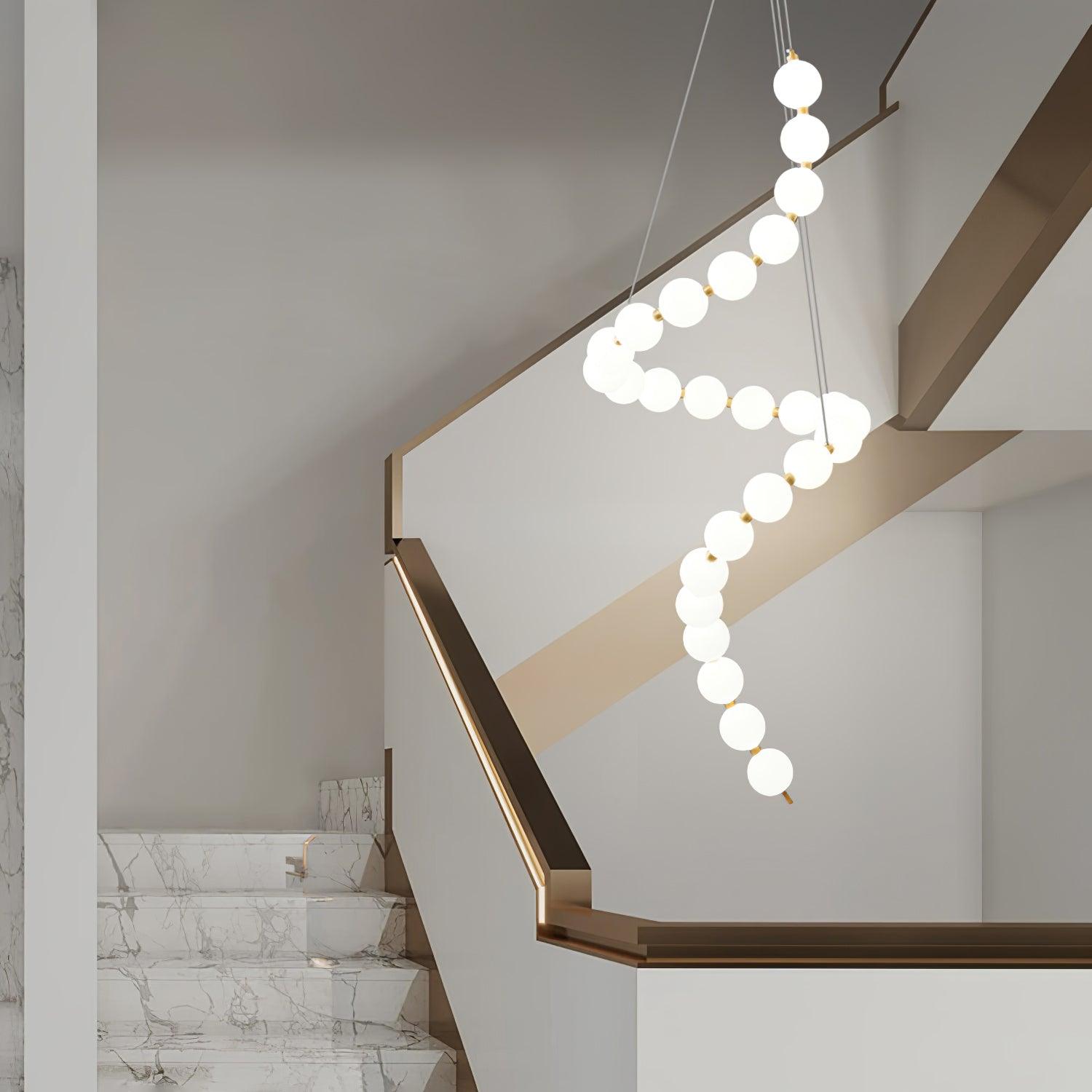 Acrylic Pearl Ceiling Pendant Light Lighting Lobby