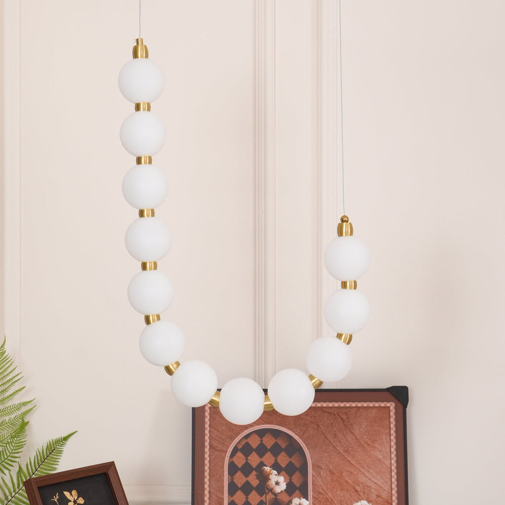 Acrylic Pearl Ceiling Pendant Light Lighting Lobby