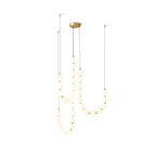 Acrylic Pearl Ceiling Pendant Light Lighting Lobby