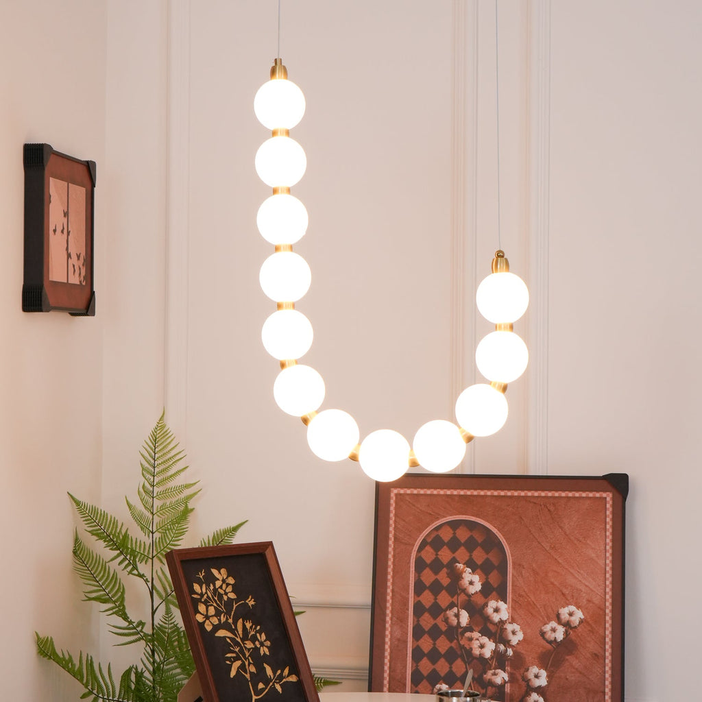 Acrylic Pearl Ceiling Pendant Light Lighting Lobby