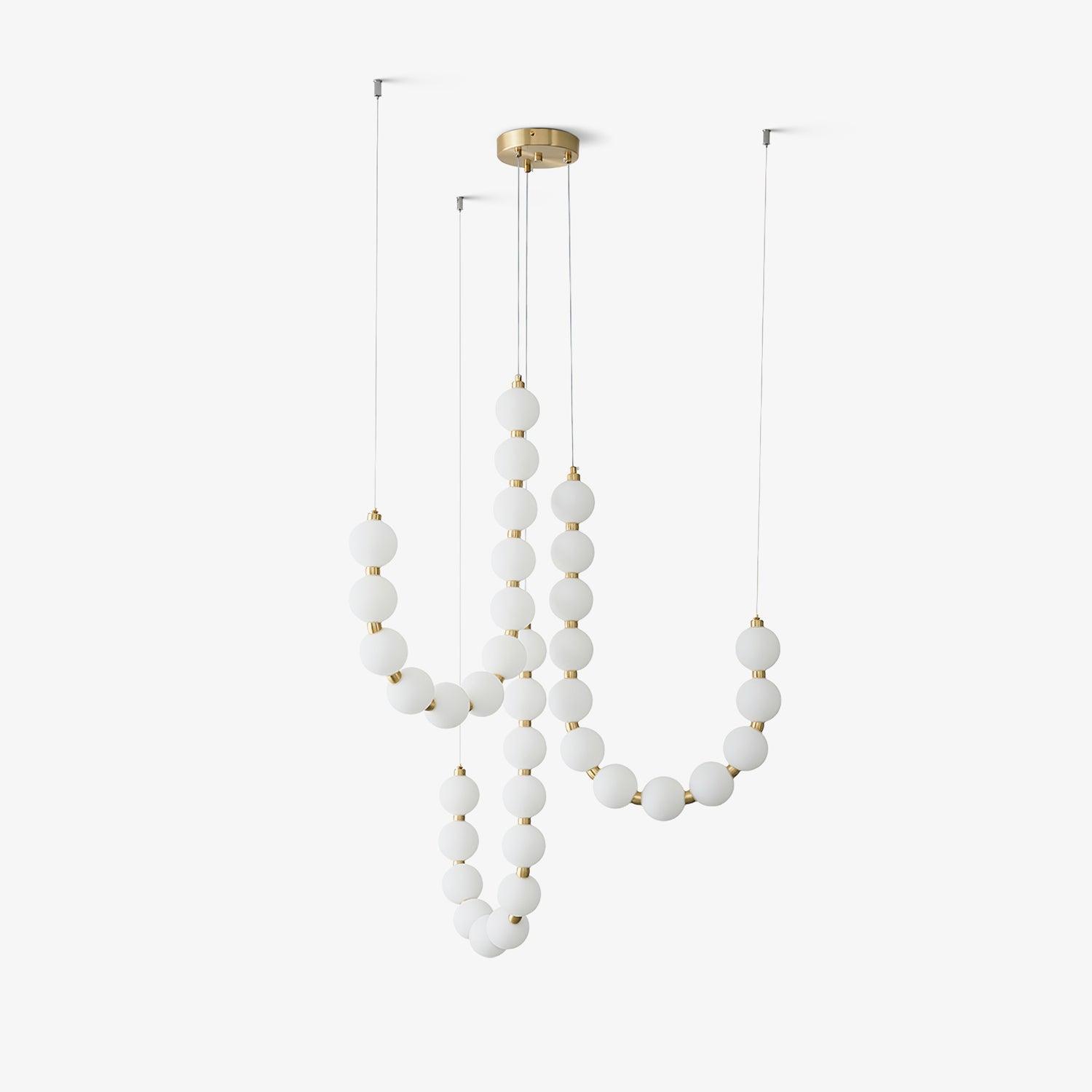 Acrylic Pearl Ceiling Pendant Light Lighting Lobby