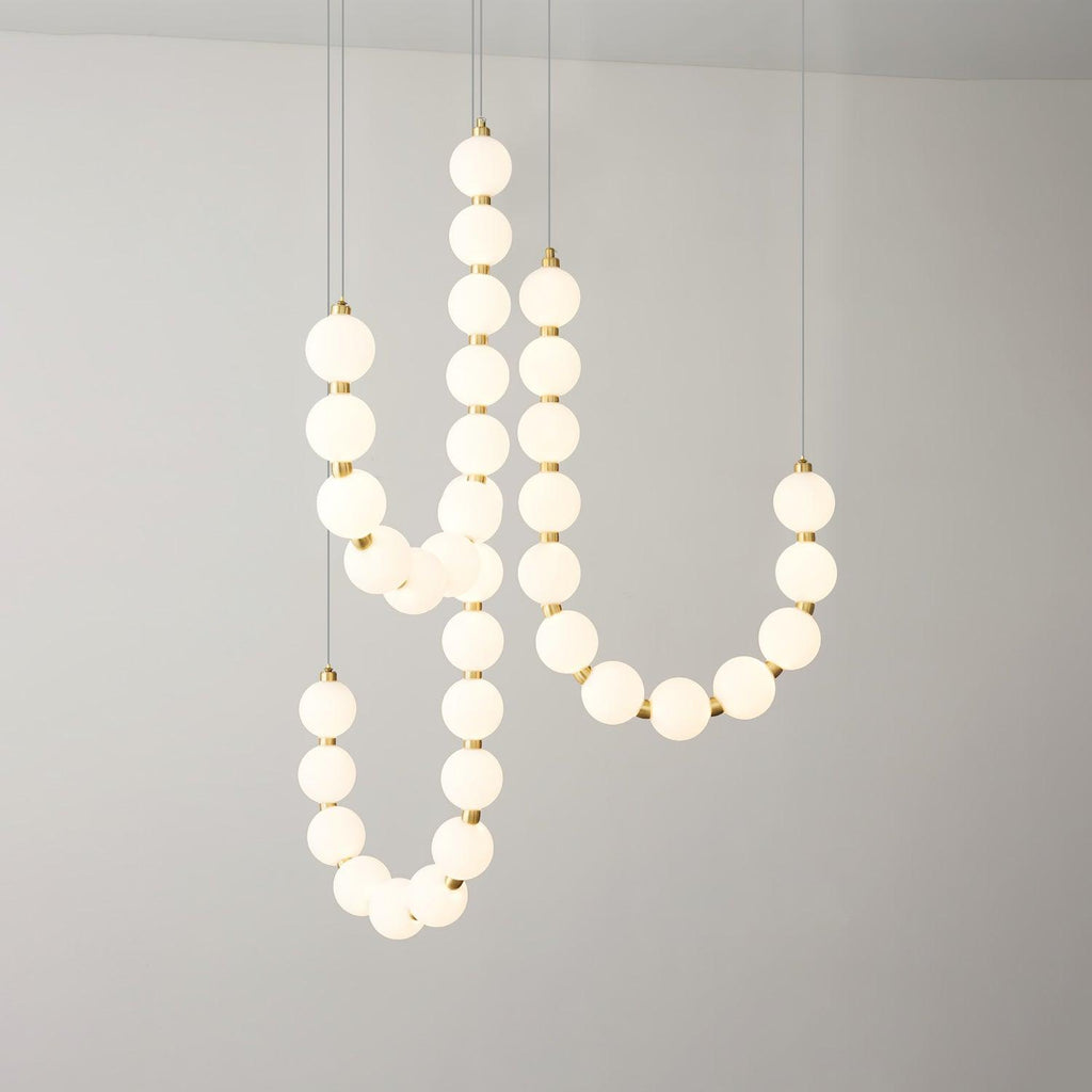 Acrylic Pearl Ceiling Pendant Light Lighting Lobby