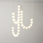 Acrylic Pearl Ceiling Pendant Light Lighting Lobby