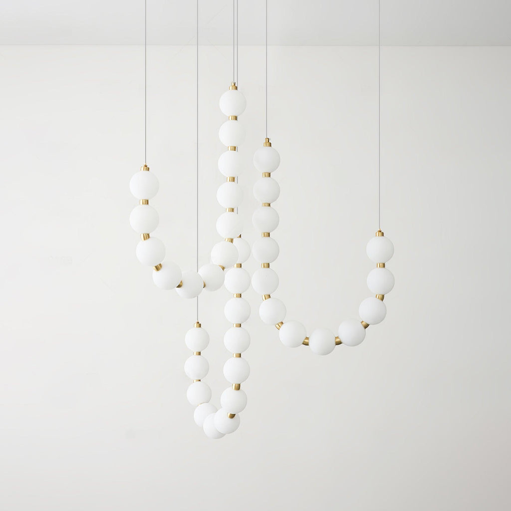 Acrylic Pearl Ceiling Pendant Light Lighting Lobby