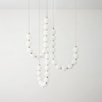 Acrylic Pearl Ceiling Pendant Light Lighting Lobby