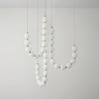 Acrylic Pearl Ceiling Pendant Light Lighting Lobby