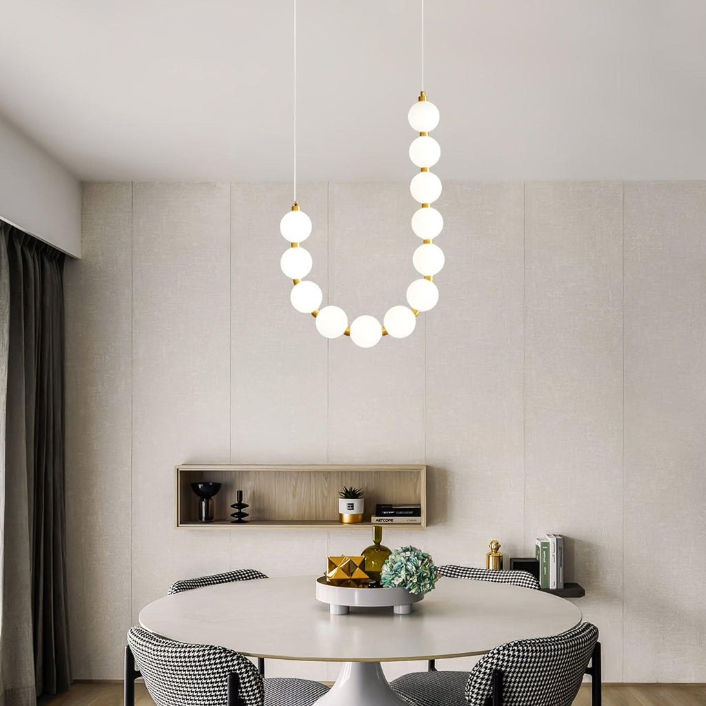 Acrylic Pearl Ceiling Pendant Light Lighting Lobby