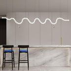 Acrylic Pearl Ceiling Pendant Light Lighting Lobby