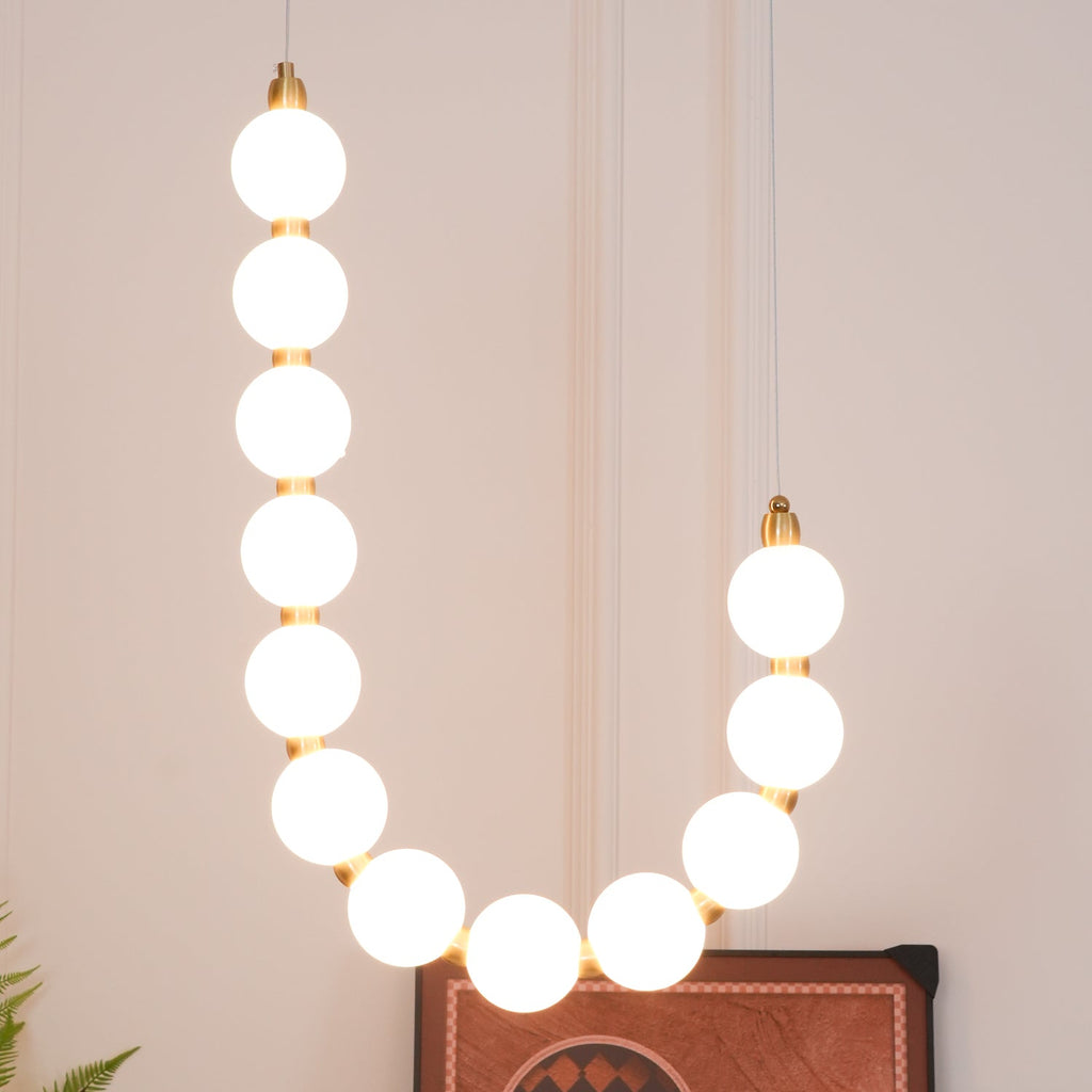 Acrylic Pearl Ceiling Pendant Light Lighting Lobby