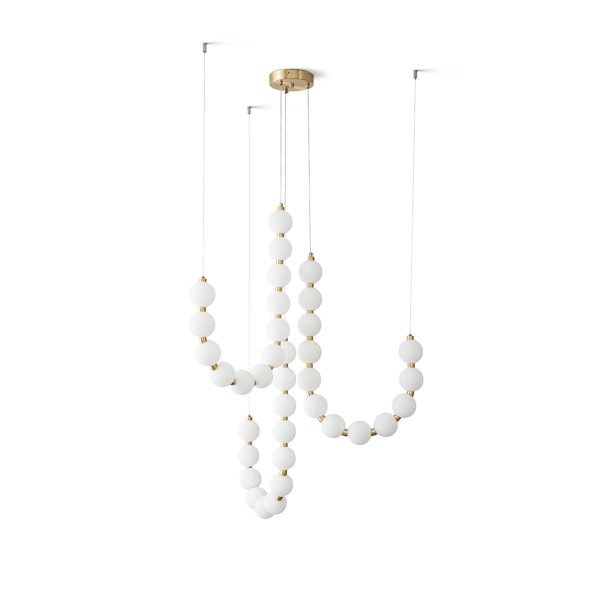 Acrylic Pearl Ceiling Pendant Light Lighting Lobby