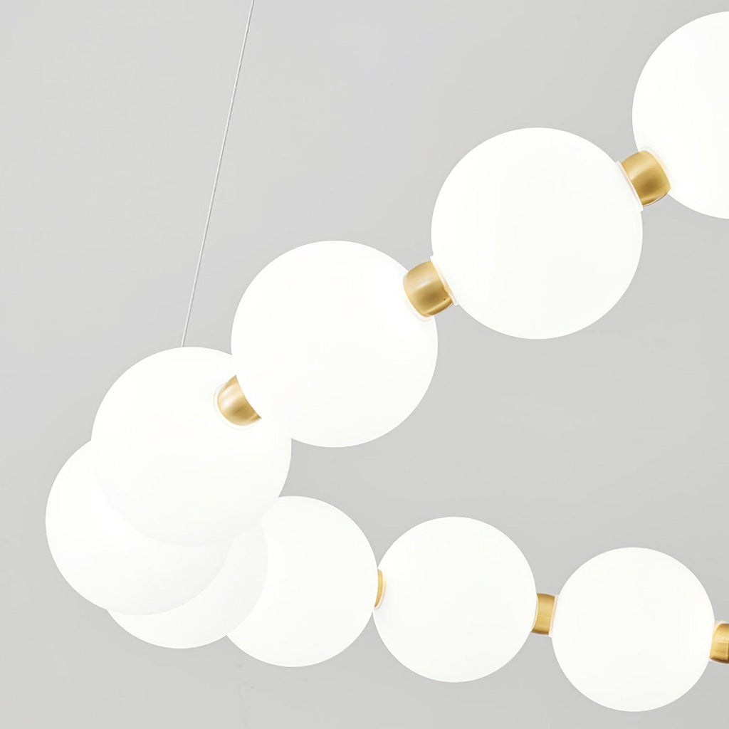 Acrylic Pearl Ceiling Pendant Light Lighting Lobby