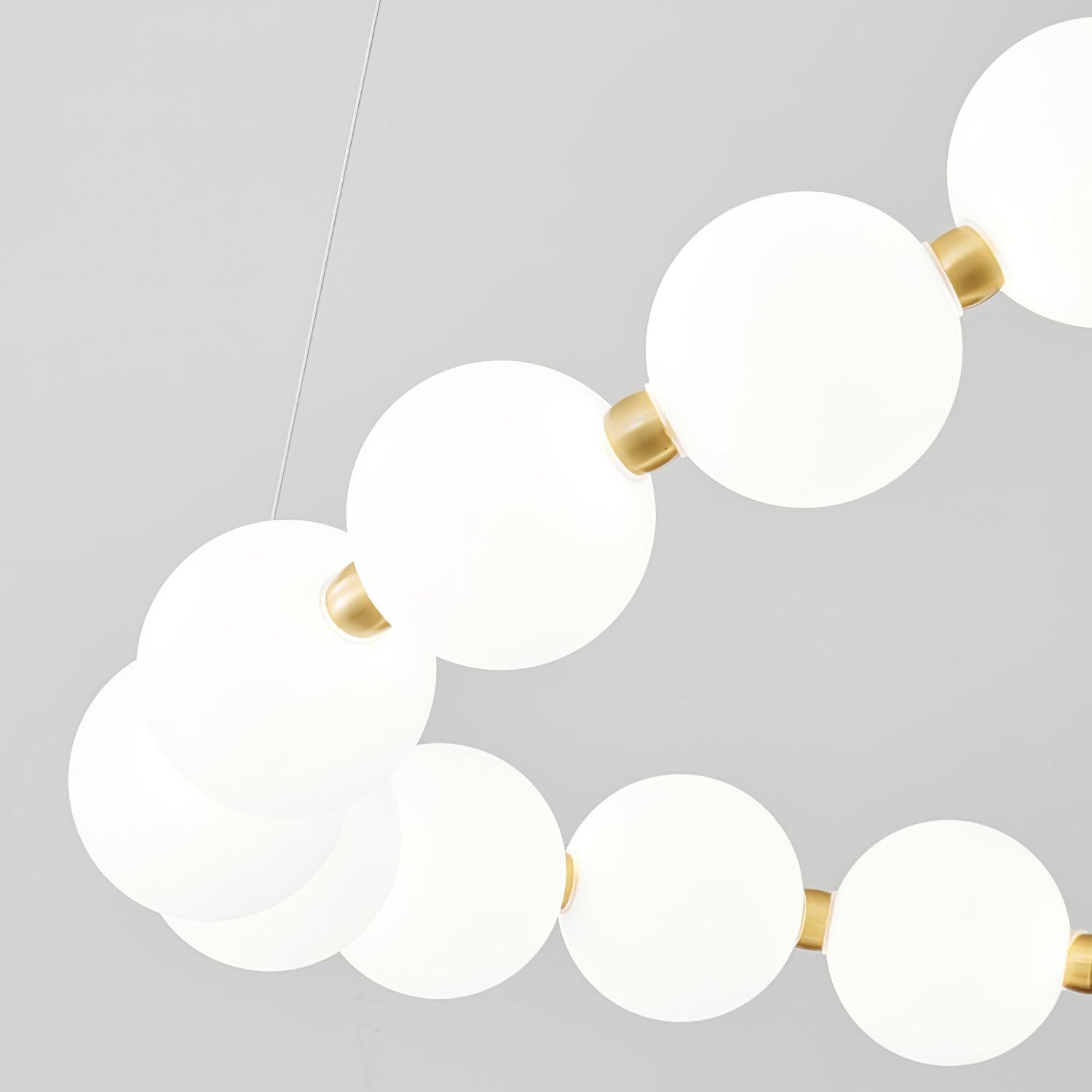 Acrylic Pearl Ceiling Pendant Light Lighting Lobby