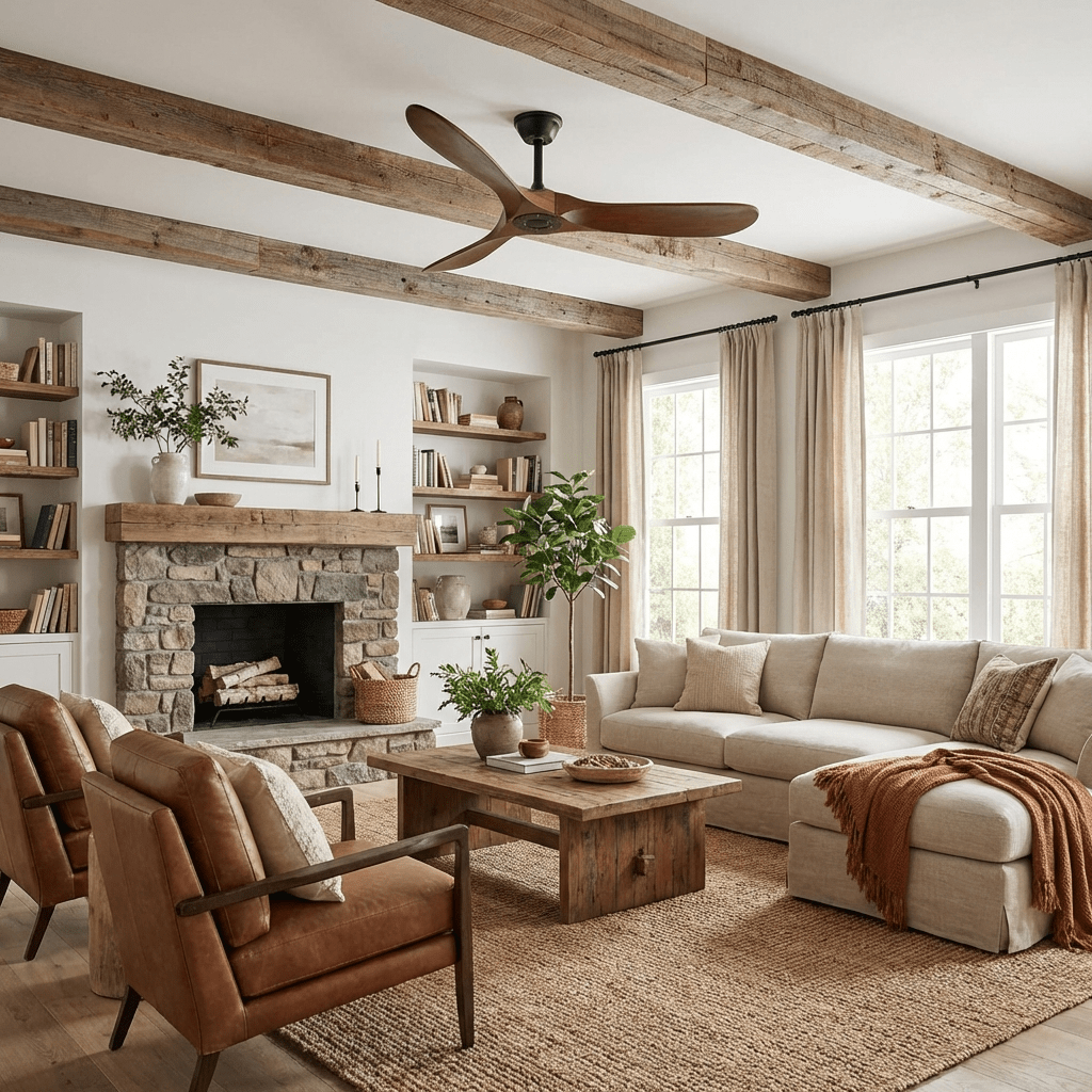Aero Zephyr Ceiling Fan Lighting Lobby