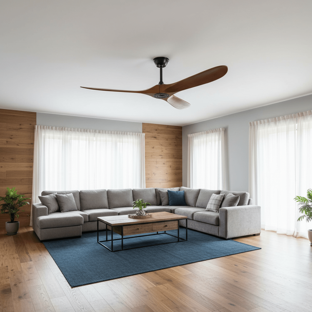 Aero Zephyr Ceiling Fan Lighting Lobby