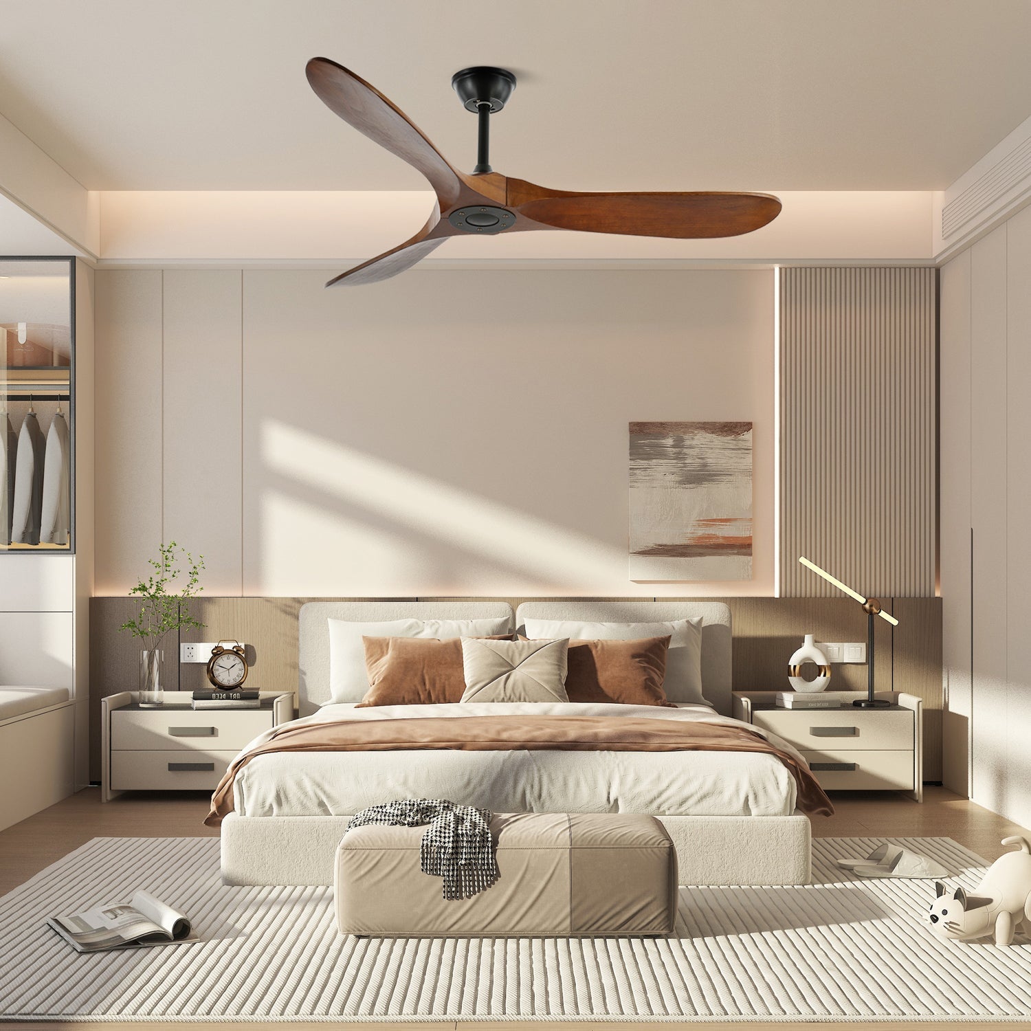 Aero Zephyr Ceiling Fan Lighting Lobby